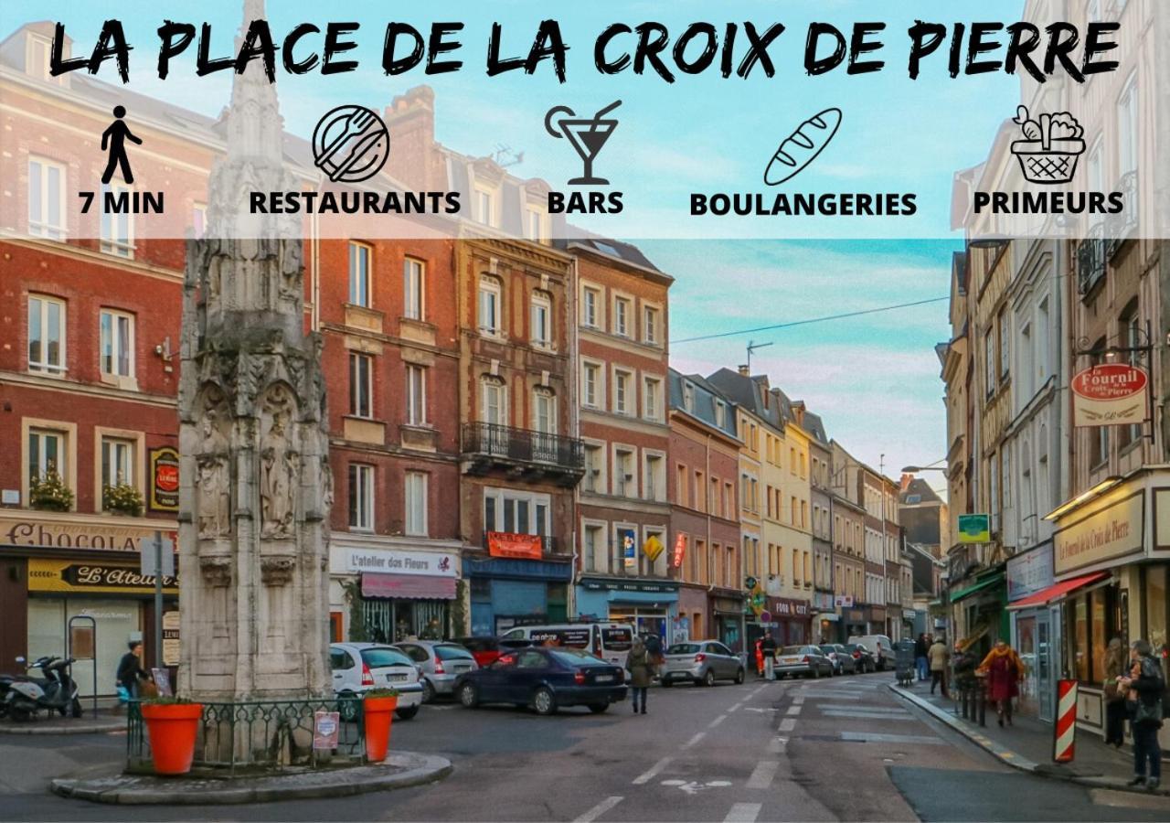 Cosy'Appart - La Rose Apartment Rouen Bagian luar foto